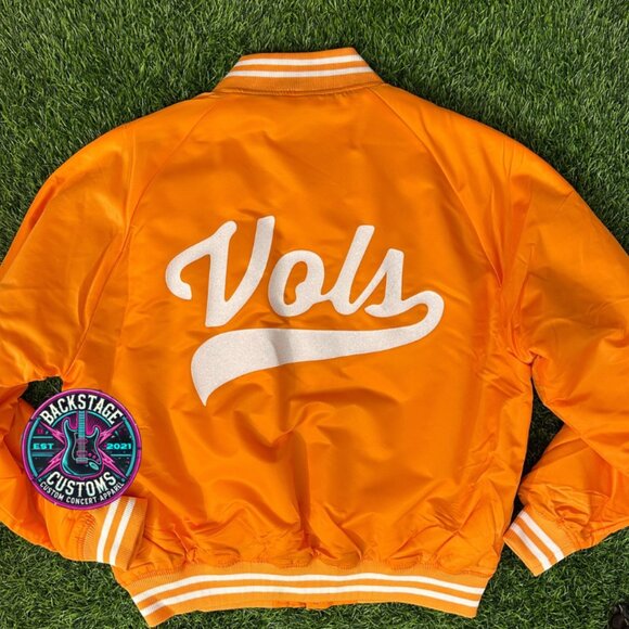 Backstage Customs Jackets & Blazers - Tennessee Vols Glitter Bomber Jacket